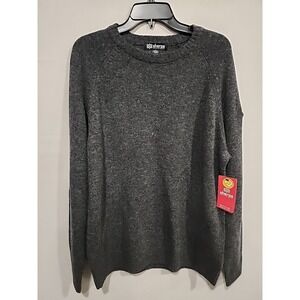 Sherpa‎ Adventure Gear NWT 100% Merino Wool Sweater Mens XL Grey Long Sleeve New